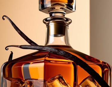un rhum arranger a la basse de glace de vanille de Madagascar 