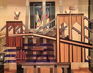 BROOKLYN BRIDGE easel pic -richWOODart.com-48"x30"-43 lbs.