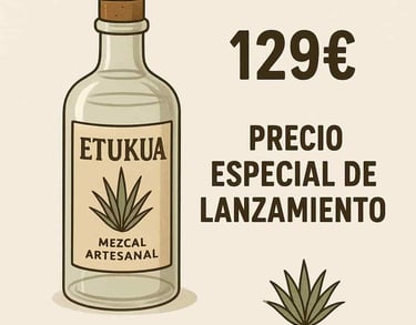  Botella exclusiva de mezcal artesanal de edición limitada con precio especial de lanzamiento