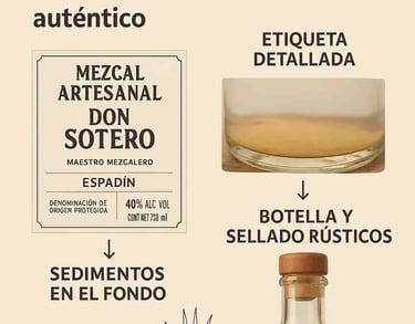 Ilustración mostrando analogías de comida casera vs industrial para explicar mezcal