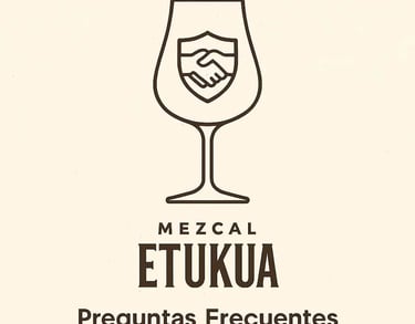 Icono de un escudo o sello de garantía superpuesto suavemente sobre una copa de mezca