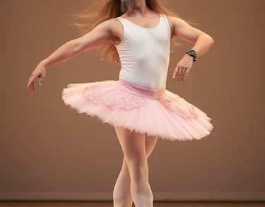 wowart, Fotograf und Künstler aus Chur, in künstlerischem Selbstporträt mit rosa Balletttutu im Studio