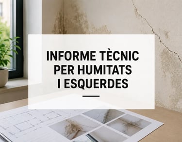 informe tècnic d'humitats i esquerdes peritatge