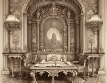 a man riding a skateboard down a street next to tall buildings