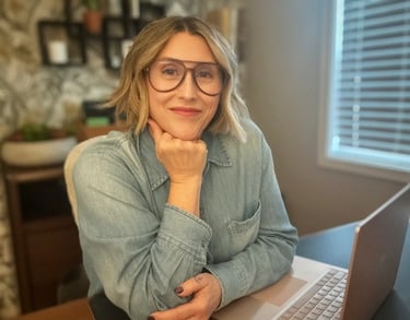 Career Coach PJ at her desk - Los Angeles