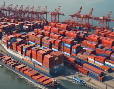 a man riding a skateboard down a street next to tall buildings