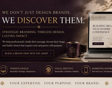 Website Design Elegant websites designed to build trust and attract clients. Marketing Materials