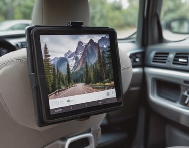 a man riding a skateboard down a street next to tall buildings
