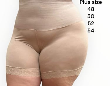 bermuda modeladora plus size alta compressão cintura modelada