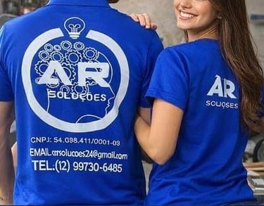 camisa modelo produzida pela Thoal Arts Confeccao