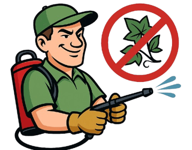 Logo likvidace břečťanu