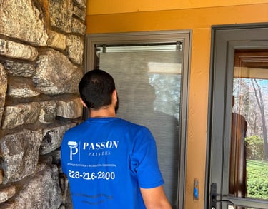 passion painters employee working, morganton, nc