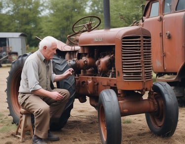 a man riding a skateboard down a street next to tall buildings