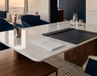 Adam Day office desk in Motor City Dubai for a no-pressure property advisory consultation