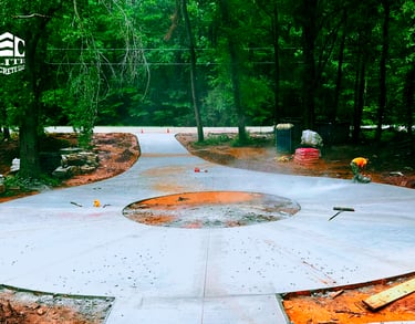 Concrete contractor driveway ga