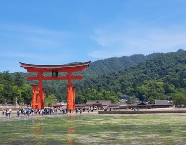 Itsukushima Shrine on Miyajima Island, Japan