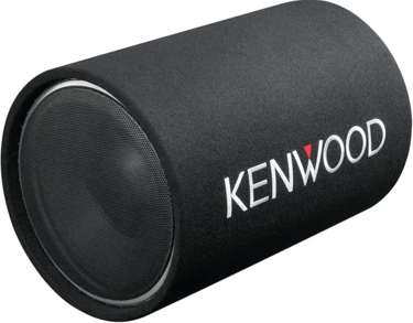 KENWOOD KSC-W1200T Subwoofer Tubular - Subwoofer de Tamaño Compacto y Forma de Tubo