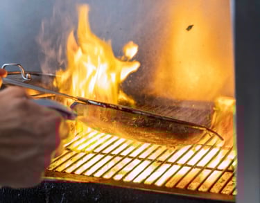 fuoco brace griglia losko ristorante