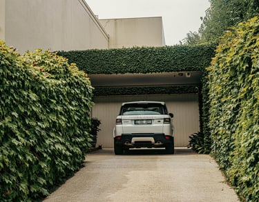 Beautiful Garage in House