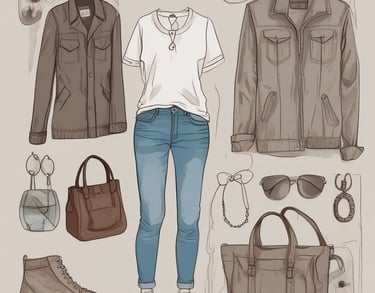 a woman's clothing and accessories for a woman