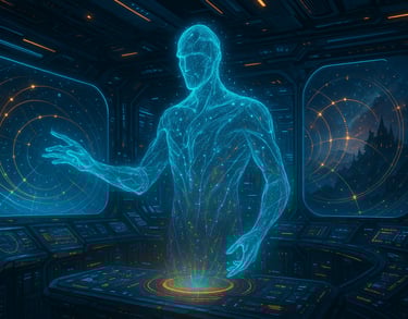 The Voice AI Gamemaster in a Science-Fiction wolrd