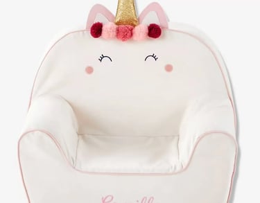 fauteuil personnalisable licorne