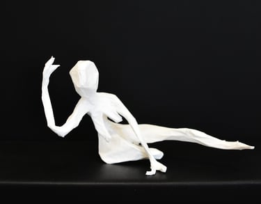 papersculpture sculpture en papier mouvement