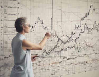 a man riding a skateboard down a street next to tall buildings