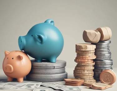 a man riding a skateboard down a street next to tall buildings