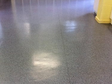 grey vinyl floor strip and seal service in the adelaide hills