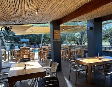 Rafikis restaurant near Albizia self catering tents in Hluhluwe