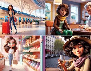 Learn French through stories