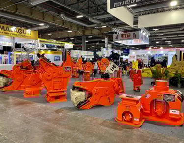 Wide range of demolition attachments