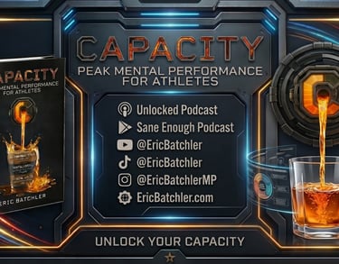 Capacity book by Eric Batchler for peak mental performance for athletes with podcast links.