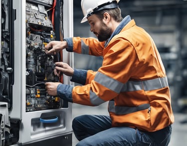 person holding pencil near laptop computer