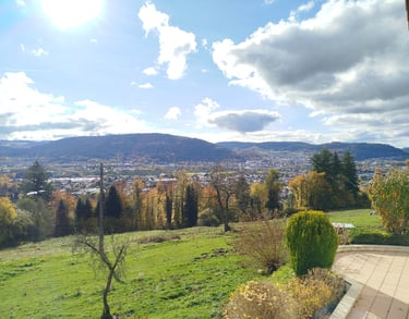 Vue sur la vallée de Remiremont
