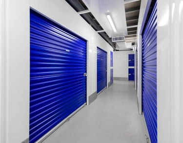 Industrial locker and cabin units for self-storage facility in Dubai