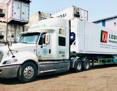Trucking dragon fruit