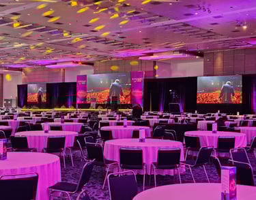 se rento equipo audiovisual, como pantalla led, audio lineal, iluminación