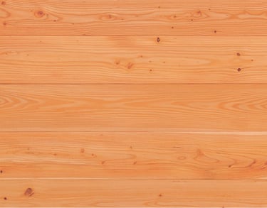 Natural larch wood featuring horizontal planks with organic grain patterns and small knots.