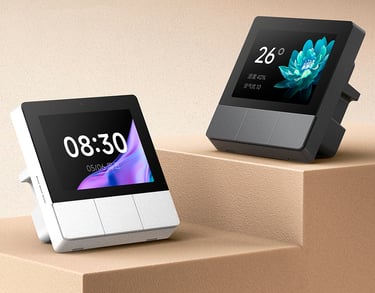 a clock on a stand with a clock on it