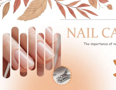 a woman's nails and manicures are shown in this image