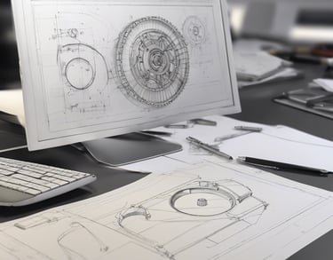 a man riding a skateboard down a street next to tall buildings