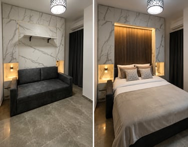multifunctional living spaces • smart furniture