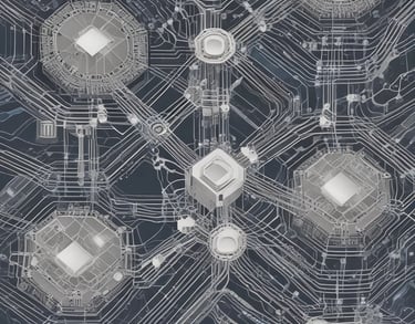 a man riding a skateboard down a street next to tall buildings