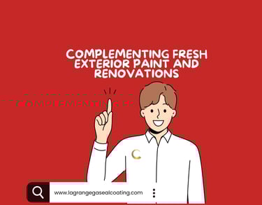Complementing Fresh Exterior Paint and Renovations in LaGrange, GA