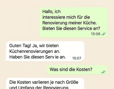 a text message message from a customer who is asking to her to do something