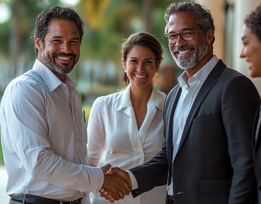 Groupe d'investisseurs et de consultants spécialisés en immobilier hôtelier et résidences de tourisme en Guadeloupe concluant