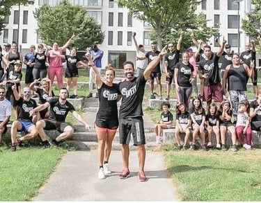 Aritz y Esther 24infit ponte en forma en Pamplona