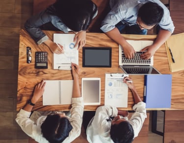 project-management-digital-marketing-and-collaboration-team-or-business-people-with-laptop-notebo